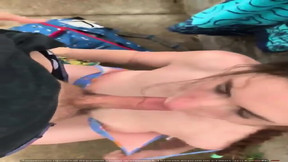 Horny Teen Giving Away Free Blowjobs At The Beach