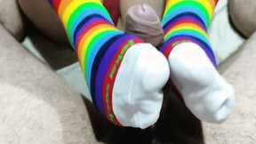Rainbow Socks turf job