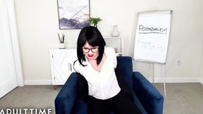 ADULT TIME - Allie Awesome Masturbated With Her Teacher After