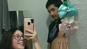Gf gets caught playing with guy on snapchat an gets fucked by daddy
