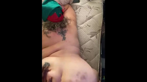 Slutty PAWG elf covered in bite marks and used by BBC