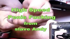Slave Andy'_s Jigsaw Penisfucking