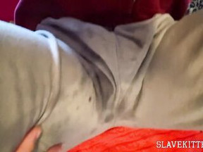 Shaved & Blindfolded p1: Extraordinary boypussy Closeup! S&M serf Squirts & Sucks