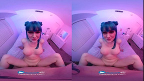 Hot Blue Hair Egirl Adores Your Cock In Her Wet Hole VR Porn