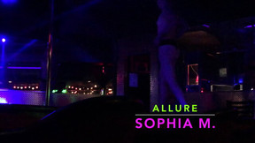 Real stripper, Sophia, at Allure Gentlemen s Club