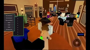 Roblox stripper dances in roblox condo and gets fucked by multiple guys
