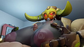 Orisa fucked the guy who jerked off on her