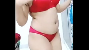 SEXY UK INDIAN WIFE TEASING FANS WITH DANCE