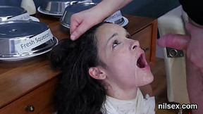 Nasty teenie is taken in butthole nuthouse for painful therapy