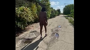 Caught walking naked outside. Part 2