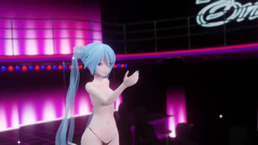 ?MMD R-18 SEX DANCE?HOT DANCE GIRL ATTRACTS BIG COCK AND GETS INTENSE LAME???????[MMD R-18]