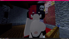 Minecraft Sex Mod #2 hot Cuckolding and Findom with Ellie (She stole diamond)
