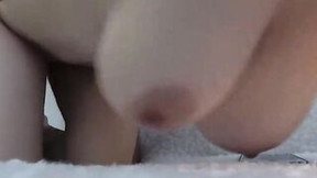 DOGGY STYLE HOOTERS SHAKING CLOSE UP - MY 18 YO GF LOVES ANAL