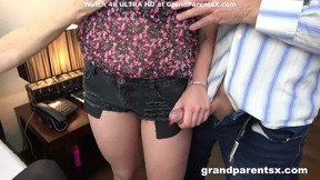 Grandparents fucking a chubby sexy teenager babe