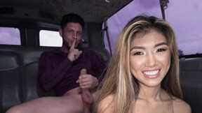 Asian Babe Clara Trinity Rides The Bang Bus With Tyler Steel