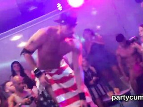 Frisky angels get completely fierce and undressed at hardcore party