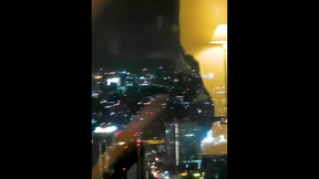Hot? Asian? Babe? fucks? me? by? the? Windows? with? night? view? of? Bangkok?