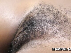 Afro floozy gives her vagina to white dude to ejaculate inside