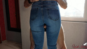 Morning dry humping & coming on my jeans WetKelly