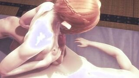 Animated Uncensored - Elf with tiny titties offer boobjob
