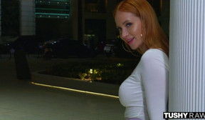 Busty Big Ass RedHead MILF Kiara Assfucked Roughly and Closely by a Huge White Dick