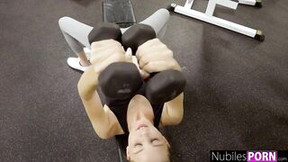 Cute Nympho Begs For Cock At The Gym! - Gym Selfie S16:E10