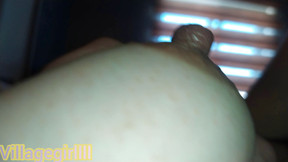 My boyfriend masturbation my pussy and boobs with his fingers and tongue