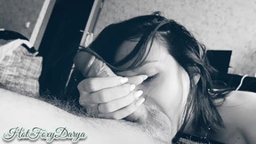 The most gentle morning blowjob with cum in mouth-HotFoxyDarya