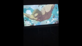 Jerking off to Attack on Titan Epic SCENE!